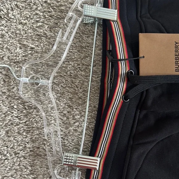 Burberry Black Skirt with Logo